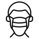 Person in mask icon