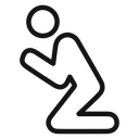 Person Praying 4 icon