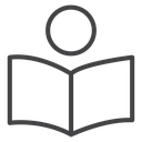 Person Reading Book icon