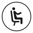 Person seat icon