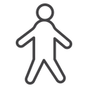 Person walking icon
