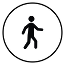 Person walking 2 icon