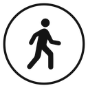 Person walking 4 icon