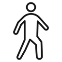 Person walking icon