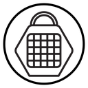 Pet cage Black Outline icon