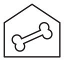 Pet house icon