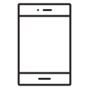 Phone Black Outline icon