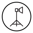 Photography lighting icon