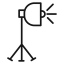 Photography lighting icon