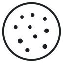 Pickleball ball with holes icon