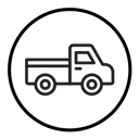 Pickup truck icon
