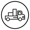 Pickup truck icon