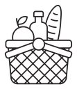 Picnic basket 2 icon