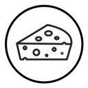Piece of cheese icon