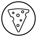Piece of cheese icon