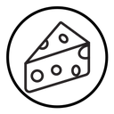 Piece of cheese icon
