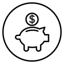 Piggy bank 2 icon