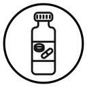 Pill bottle icon