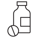 Pill bottle icon