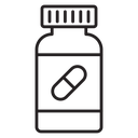 Pill bottle icon