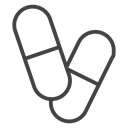 Pill capsule 3 icon