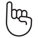 Pinky finger icon