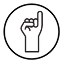 Pinky finger icon