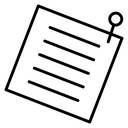 Pinned Sticky Note icon