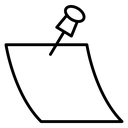 Pinned Sticky Note icon
