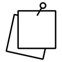 Pinned Sticky Notes icon