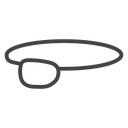 Pirate eye patch icon