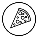 Pizza slice icon