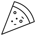 Pizza slice 2 icon