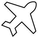 Plane Diagonal Takeoff icon