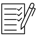 Planning 2 Black Outline icon