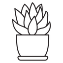 Plant pot icon