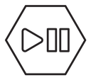 Play pause icon