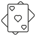 Playing cards icon