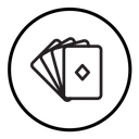 Playing cards icon