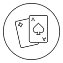 Playing cards icon