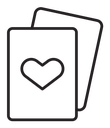Playing cards icon