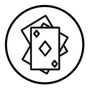 Playing cards icon