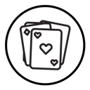 Playing cards icon
