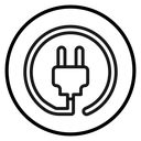 Plug adapter icon