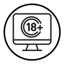 Plus 18 movie icon
