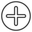Plus Circle Sign icon