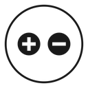 Plus minus icon