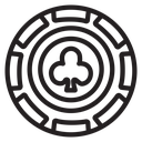 Poker chip icon