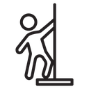 Pole dance icon