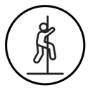 Pole dance icon